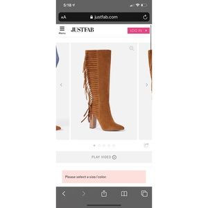 Gypsy Girl Side Fringe Heeled Boot